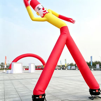 Danseur gonflable à double jambe personnalisé pour l'ouverture et la publicité promotionnelle