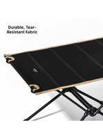 Table de camping pliante en alliage d'aluminium, plateau en tissu Oxford 600D, portable, légère, pliable, pour pique-nique en plein air, avec sac de rangement