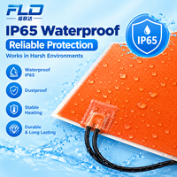 Plaque chauffante flexible en silicone 12V 24V, chauffage électrique pour surface d'équipement, OEM