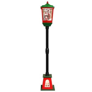 Décoration de Noël YUYANG, lanterne de rue suspendue pour intérieur et extérieur, Père Noël, lanterne à neige avec musique - Product Image 5