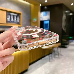 <span class=keywords><strong>Cargador</strong></span> Inalámbrico Magnético Transparente de Fresa para <span class=keywords><strong>iPhone</strong></span> 17 Air, <span class=keywords><strong>11</strong></span>, 12, 13 Pro, 14, 15, 16 Plus, Diseño de Moda para Mujer, Venta Caliente de Fábrica OEM - Product Image 6