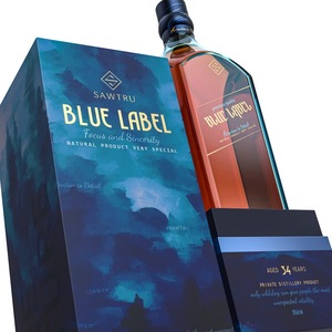 Confezione regalo personalizzata Baijiu & Whisky vino rosso vino straniero confezione con coperchio cielo terra scatola di cartone vuota - Product Image 3
