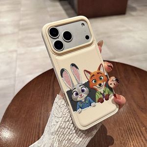<b>Cartoon</b> Leather Texture Phone Case For iPhone 17 16 15 14 13 12 11 Soft Shockproof Bulge Design Protective Cover - Product Image 4