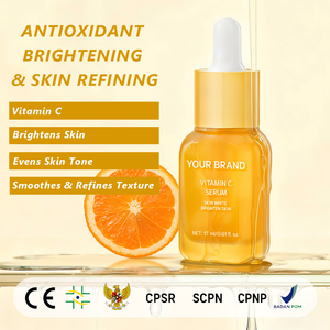 Suero de Vitamina C de Marca Privada, Iluminador, Hidratante, Reduce <span class=keywords><strong>Manchas</strong></span> <span class=keywords><strong>Oscuras</strong></span>, Antienvejecimiento, Suero <span class=keywords><strong>para</strong></span> el Cuidado de <span class=keywords><strong>la</strong></span> Piel Antiarrugas - Product Image 1