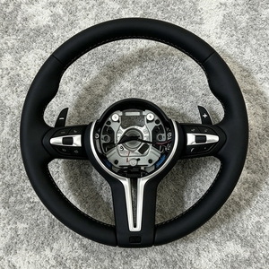 Volante in Pelle per Auto <span class=keywords><strong>BMW</strong></span> <span class=keywords><strong>Serie</strong></span> 3 e <span class=keywords><strong>Serie</strong></span> 5, per Modelli <span class=keywords><strong>M3</strong></span> M4 M5 M6 F30 F10 F15 F36 F01 F20 F22 F25 F31 F32 E60 E70 E71 E90 X6 - Product Image 2