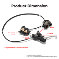 Accessoires de moto personnalisés OEM/ODM, vente en gros d'ensembles de frein avant pour moto, kit de mise à niveau des freins pour Surron Ultra Bee