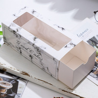 Groothandel Custom Wit Kraftpapier Dozen Voedsel Cupcake Biscuit Verpakking