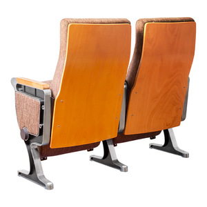 Sillas de Auditorio Pilot, Asientos de Madera Maciza para Salón de Conferencias, Muebles para Teatro Escolar - Product Image 2