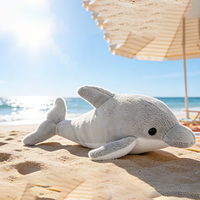 Fabricant de jouets en peluche dauphin ultra doux sur mesure en gros, cadeaux mignons de haute qualité pour enfants