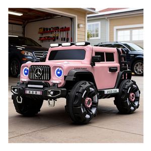 Coche Eléctrico Infantil de 4 Ruedas Supre con Motor 390, Luces LED de Contorno, Batería de 12V7Ah, Cabina Grande, Control Remoto, de Plástico, para Niños - Product Image 1