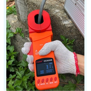 Testeur de résistance de mise à la terre numérique 500/1200/1500 Ohm, testeur de fuite de courant de tension alternative 40A, testeur de résistance de terre à pince - Product Image 3