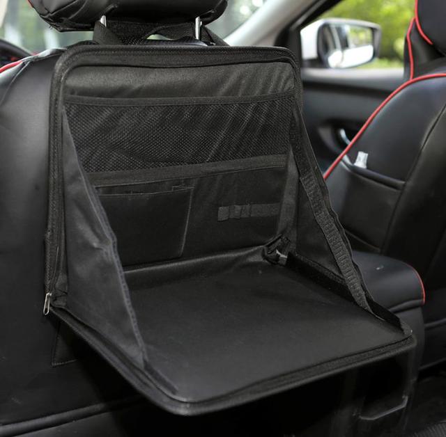 Amazon Hot!Travel Car Laptop Holder Tray Hanging Bag Mount Back Seat Auto Food Work Table Organizer