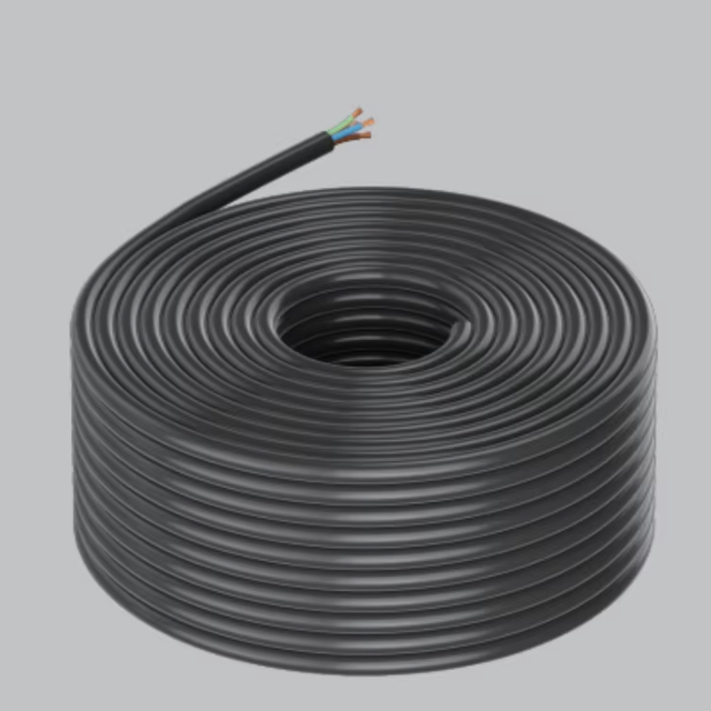 AOHUA 24AWG 22AWG 20AWG 18AWG 16AWG 14AWG 12AWG Black PVC Jacket Electrical Connector Wire Customized