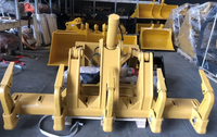 Niveleuse à moteur MONDE CAT120H/140H/140G avec ripper en acier, garantie élevée, bulldozer d'occasion de 10 tonnes, garantie de 3 mois
