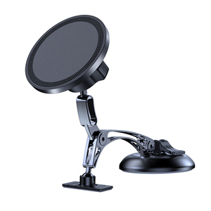 Support de voiture pivotant 18W avec charge sans fil 9V/2A, charge rapide pour utilisation en voiture, support magnétique pour téléphone portable - Product Image 2
