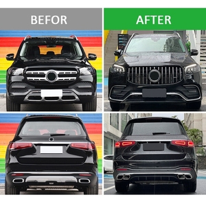Kit carrosserie Offre Spéciale d'usine pour Benz X167 GLS 2020-2024 <span class=keywords><strong>400d</strong></span> 450 580 4MATIC mise à niveau vers 2024 GLS63 AMG nouveau feu arrière en option - Product Image 2