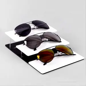 Multi Tiers Acrylic Sunglasses and Eyeglasses Display Stand Disassemble Plexiglass Eye Glasses Holder Rack