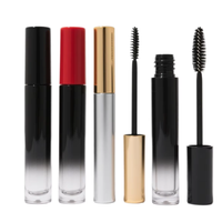 Tubes de brillant à lèvres en plastique en gros, pas chers, 5,3 ml, transparents, imprimés, avec bouchon à vis, logo personnalisé, promotionnels, pour maquillage