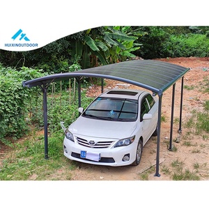 <span class=keywords><strong>Abri</strong></span> <span class=keywords><strong>de</strong></span> voiture en aluminium à toit arqué en polycarbonate, à bras fixe, pour parking et garage, vente en gros usine - Product Image 3