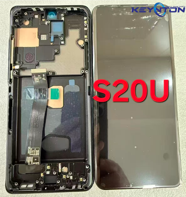 Wholesale LCD Screen With Frame for Samsung Galaxy S20 Ultra Touch Screen Digitizer Assembly Replacement Repair Parts