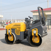 Compacteur routier vibrant à double tambour de 3,5 tonnes, Euro 5 EPA Diesel, pour travaux intensifs sur l'asphalte et le sol