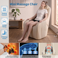 Fauteuil de massage compact OEM d'usine avec chauffage électrique, pétrissage, inclinable et assistance à levage par airbag