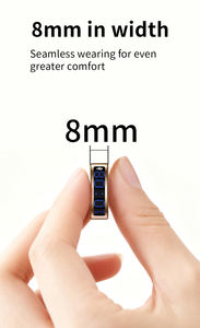 Entegre Dua Sayacı ve Sağlık İzleme Özelliklerine Sahip Akıllı Yüzük, Kalp Atış Hızı Değişkenliği Takibi, Paslanmaz Çelik Yüzükler - Product Image 6