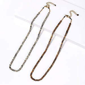 Gran oferta de Etsy, collares con cuentas espaciadoras de jaspe Imperial genuino delicado para niñas, regalos de mar de galaxia Natural de color bohemio - Product Image 3