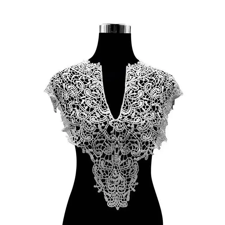 High Quality Wholesale More Colors Polyester Lace Collar For Garment Accessories