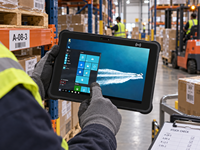 Tablette PC Robuste 10 pouces avec Lecteur NFC Frontal, Option Windows 11 Pro pour la Gestion d'Entreprise
