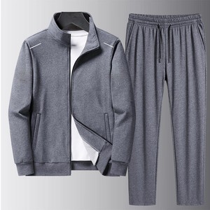 Chándal personalizado de nailon liso para hombre, ropa de otoño, chándal para hombre, chaqueta de entrenamiento a prueba de viento, chaquetas cortavientos - Product Image 3