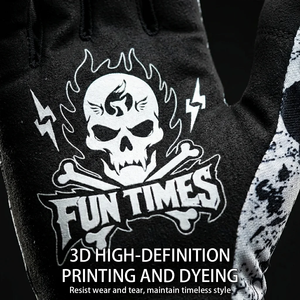 FUNTIMES Gants <span class=keywords><strong>japonais</strong></span> à motif de <span class=keywords><strong>tatouage</strong></span> avec embellissement en fleurs de <span class=keywords><strong>cerisier</strong></span> sur les pointes des doigts pour hommes/femmes - Product Image 5