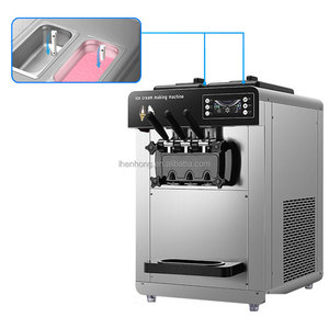 Macchina Commerciale Automatica per Gelato Soft <span class=keywords><strong>a</strong></span> Tre Gusti con Funzione di Gonfiatura, Alta Produttività, Nuova Condizione - Product Image 1