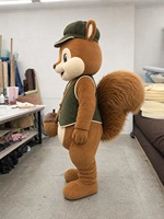 Costume de mascotte personnalisé unique et impactant, avec tête légère en EVA, idéal pour les événements scolaires, certifié CE