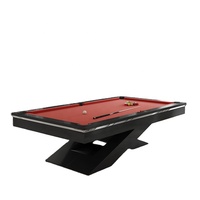 Direkt vom Hersteller: Maßgefertigter Luxuriöser Moderner Snooker-Pooltisch mit Massivholzbeinen und Schieferplatte, 7/8/9 Fuß Optionen Verfügbar