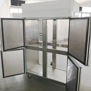 Paso a través de refrigeradores Comercial 8/12 Puerta de acero inoxidable Enfriador vertical Congelador Geladeiras Frigo Refrigerador Neveras - Product Image 2