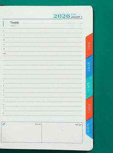 Promotion Leather PVC A5 Daily Plan Book Eco-Friendly Portable Hardcover Notebook for Presentation Gift - Product Image 5