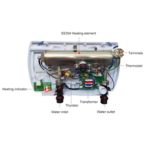 Bassa pressione dell'acqua inizio scaldabagno elettrico istantaneo senza serbatoio per la vecchia casa condominio - Product Image 3