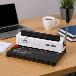 Máquina encuadernadora manual DB de 34 agujeros con anillos de hierro para 120 hojas, uso de oficina - Product Image 2