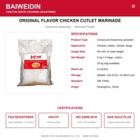 Poudre de marinade de barbecue mélangée à la saveur poulet épicé, saveur Orléans, pour usage commercial, épices séchées mélangées