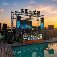 Pantalla LED para Escenarios RAYBO P3.91 para Exteriores, Resistente al Agua IP65, Pantalla LED Portátil, Pantalla LED Móvil para Festivales de Música
