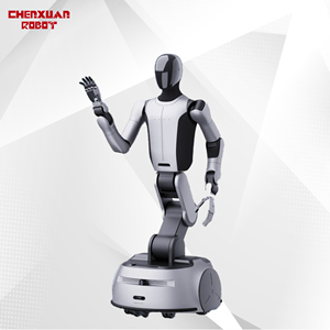 Robot Humanoide Multifuncional con Ruedas, Robot Inteligente Tipo Humano para Uso Público - Product Image 1