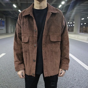Chaqueta de pana para hombre con etiqueta privada OEM Dropshipping para hombre - Product Image 1