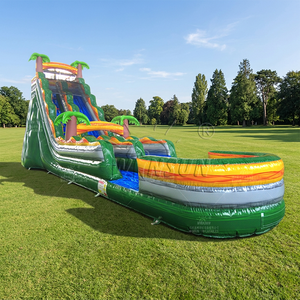 WINSUN Large PVC Outdoor Inflatable Water <b>Slide</b> Park with <b>Pool</b> - Product Image 1