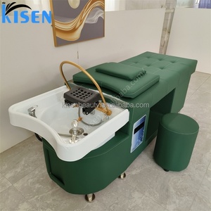Kisen Fashion Color Fumigated Water Circulation Best Quality Custom Shampoo <b>Bed</b> for Barbershop Beautyshop on Sale - Product Image 2