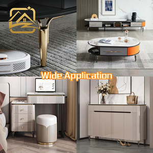 ขาเฟอร์นิเจอร์เหล็ก แข็งแรง ทนทาน ดีไซน์ทันสมัย สีทอง/โครเมียม สำหรับตู้ โซฟา โต๊ะอาหาร ห้องครัว โรงแรม ห้องนอน - Product Image 4