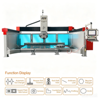 Machine de découpe de pierre à 5 axes RBB HQ-3220DST, puissance 29 kW, épaisseur maximale 400 mm, tension 380 V, économie d'énergie, utilisation pour le marbre