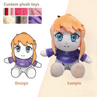 Porte-clés en peluche personnalisé, personnalisation de mascotte de marque, poupée étoile de collection, peluche personnalisée