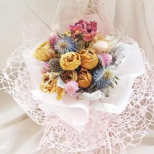 Một mặt 70g lưới giấy vòng tròn <span class=keywords><strong>Net</strong></span> cho hoa sắp xếp Hollow Giấy Gói cho sinh nhật đám cưới bao bì ống đồng - Product Image 4