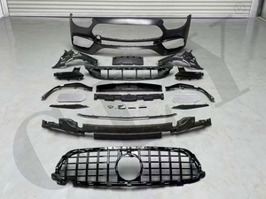 CLY Voiture Pare-chocs Pour <span class=keywords><strong>2020</strong></span> + Benz Classe E W213 Lifting <span class=keywords><strong>E63S</strong></span> <span class=keywords><strong>AMG</strong></span> Kits De Carrosserie De Voiture Avant Pare-chocs GT Calandre Pare-chocs avant - Product Image 2